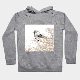 bird print Hoodie